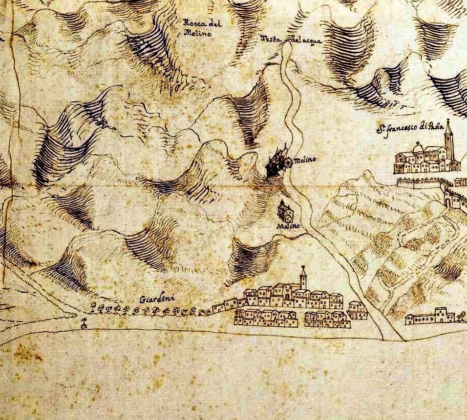 Mappa Borgo delli giardini